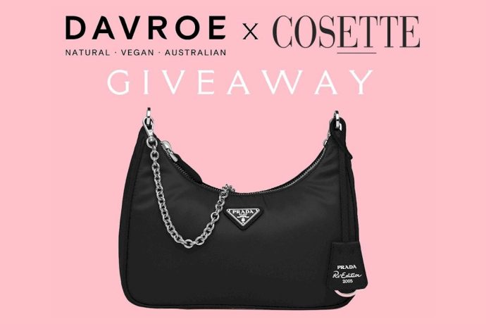 DAVROE have teamed up with @cosette.com.au to give one lucky follower the chance to win a Prada Re-Edition 2005 Nylon Bag from Cosette and $500 of Davroe products.