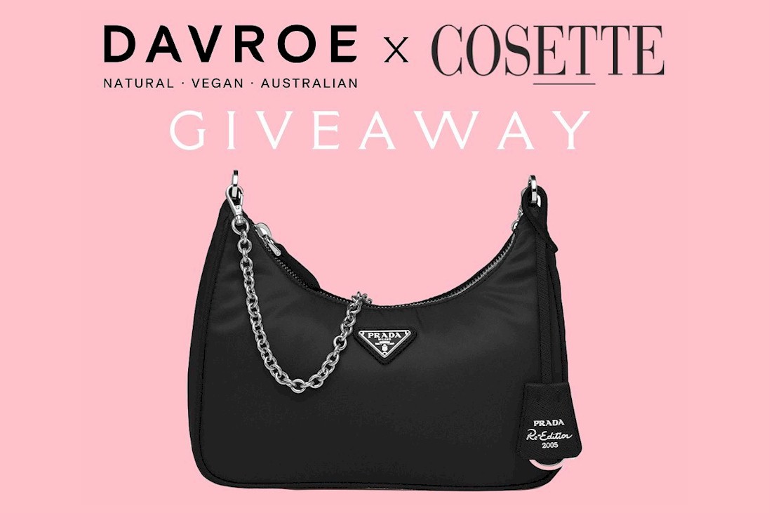 DAVROE-Cosette-Bag-Giveaway DAVROE have teamed up with @cosette.com.au to give one lucky follower the chance to win a Prada Re-Edition 2005 Nylon Bag from Cosette and $500 of Davroe products.