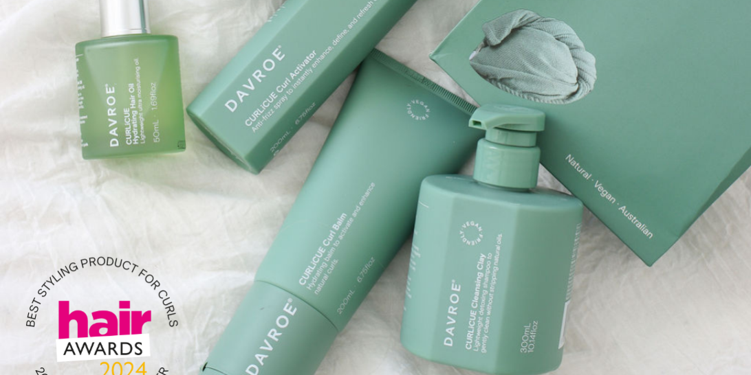CURLiCUE Davroe Curl Balm Winner Best Styling Product Hair Awards 2024 UK CURLiCUE Davroe Curl Balm Winner Best Styling Product Hair Awards 2024 UK